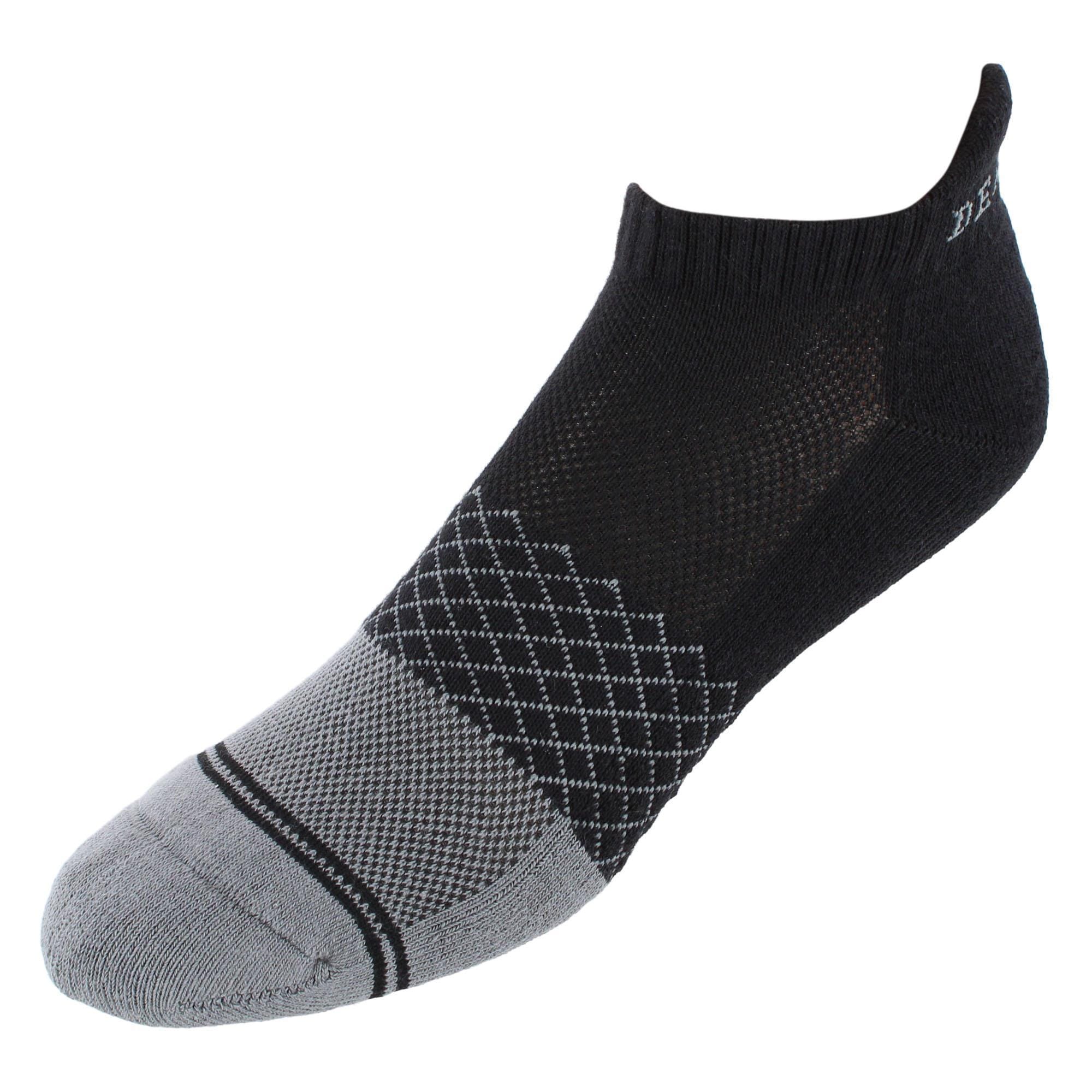 Dead Soxy Men's Cushioned Footbed Cozy Ankle Socks (1 Pair) - Black