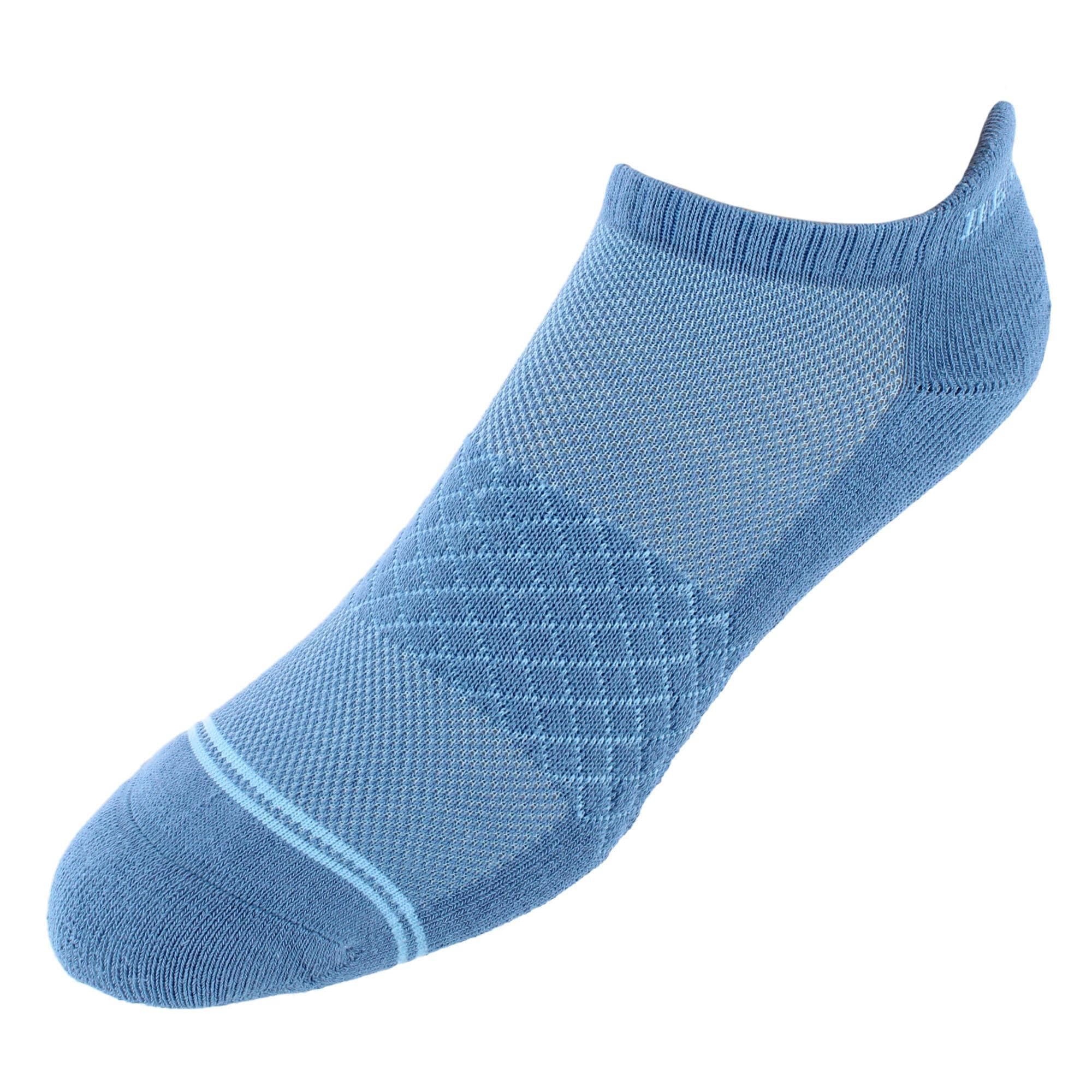 Dead Soxy Men's Cushioned Footbed Cozy Ankle Socks (1 Pair) - Blue