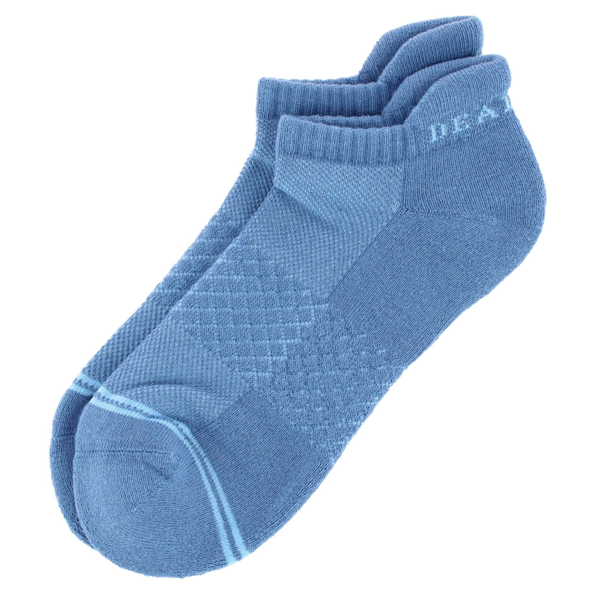 Dead Soxy Men's Cushioned Footbed Cozy Ankle Socks (1 Pair) - Blue