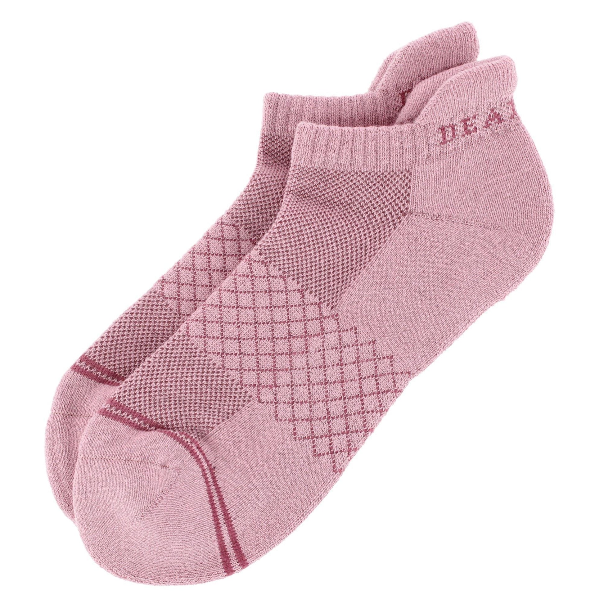 Dead Soxy Men's Cushioned Footbed Cozy Ankle Socks (1 Pair) - Mauve