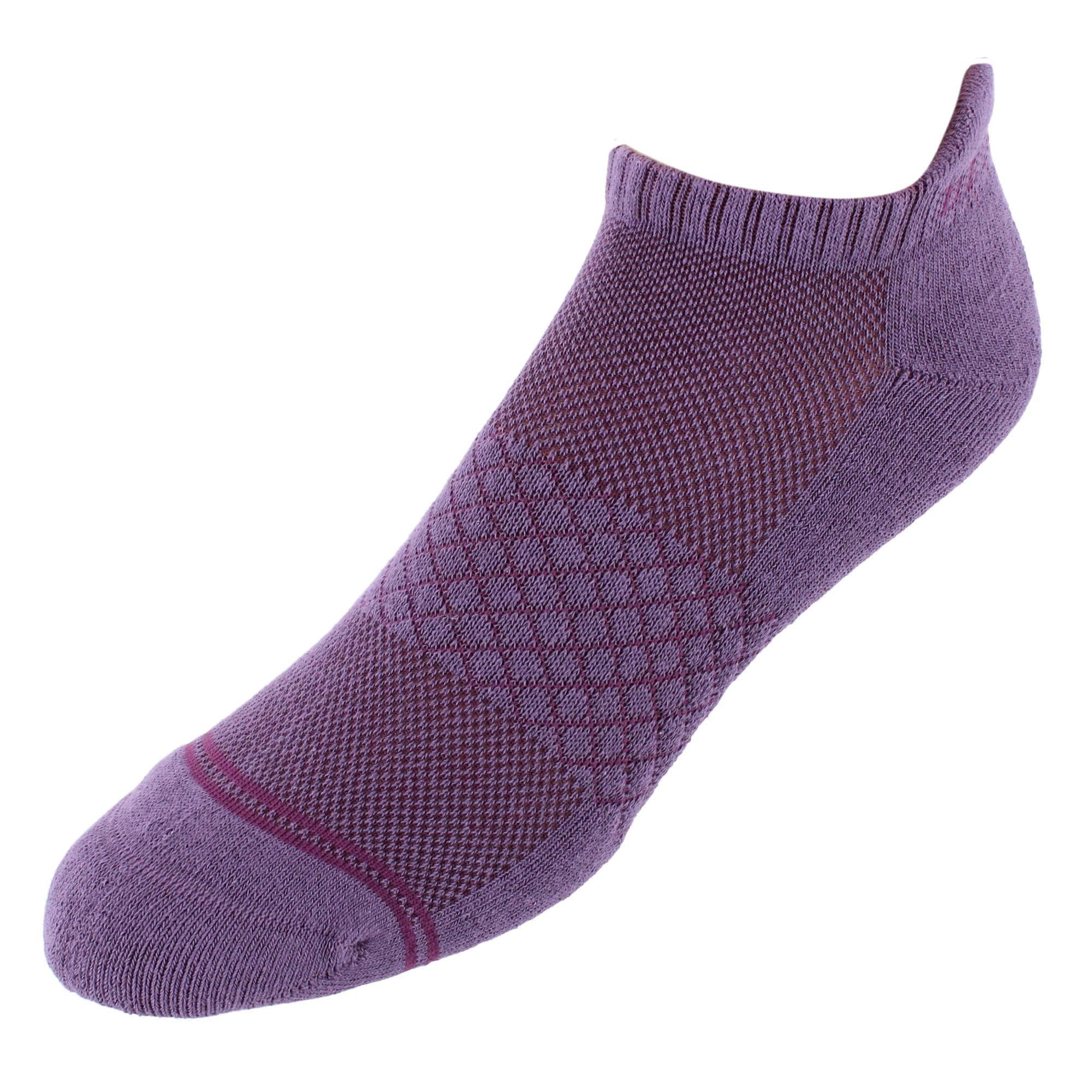Dead Soxy Men's Cushioned Footbed Cozy Ankle Socks (1 Pair) - Purple