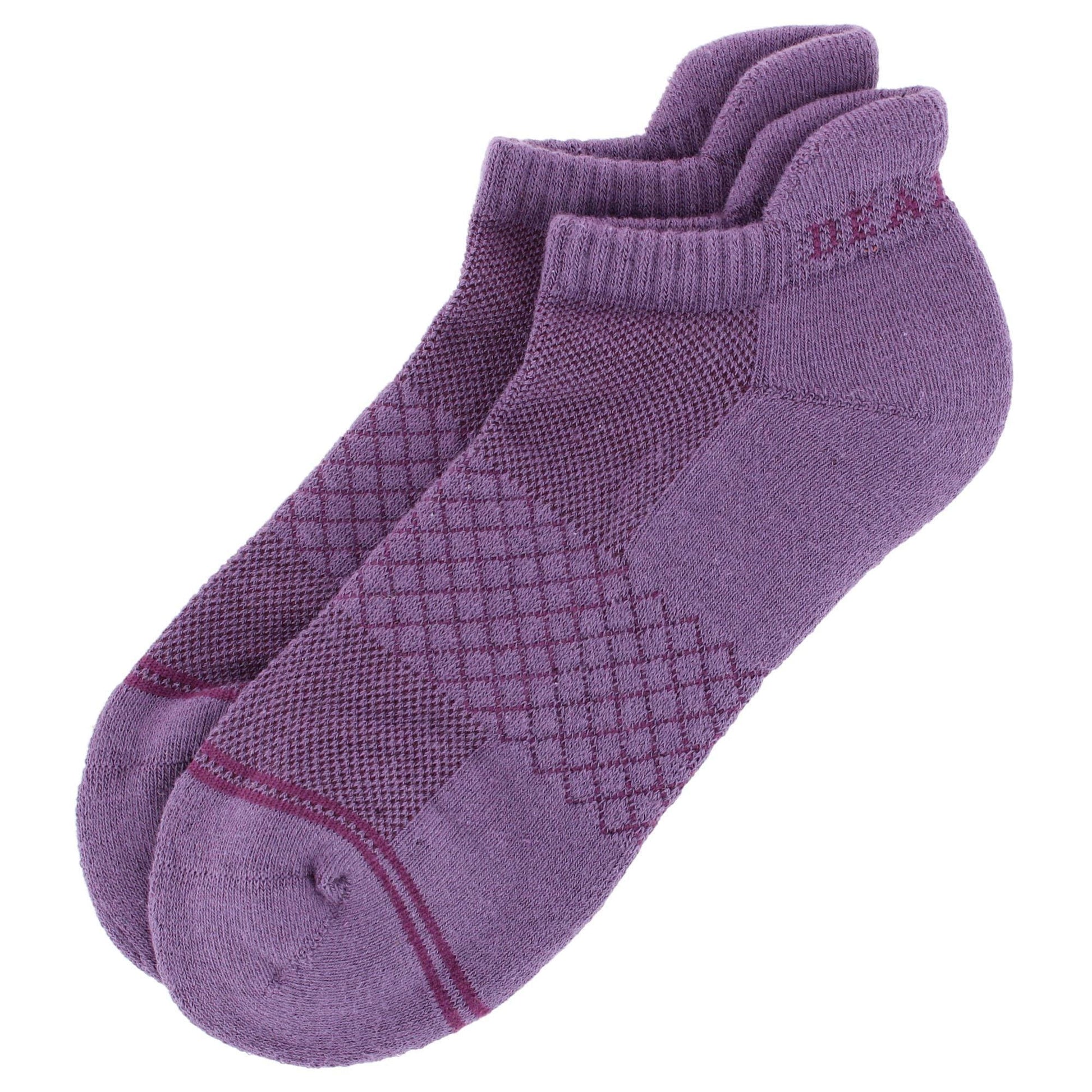 Dead Soxy Men's Cushioned Footbed Cozy Ankle Socks (1 Pair) - Purple