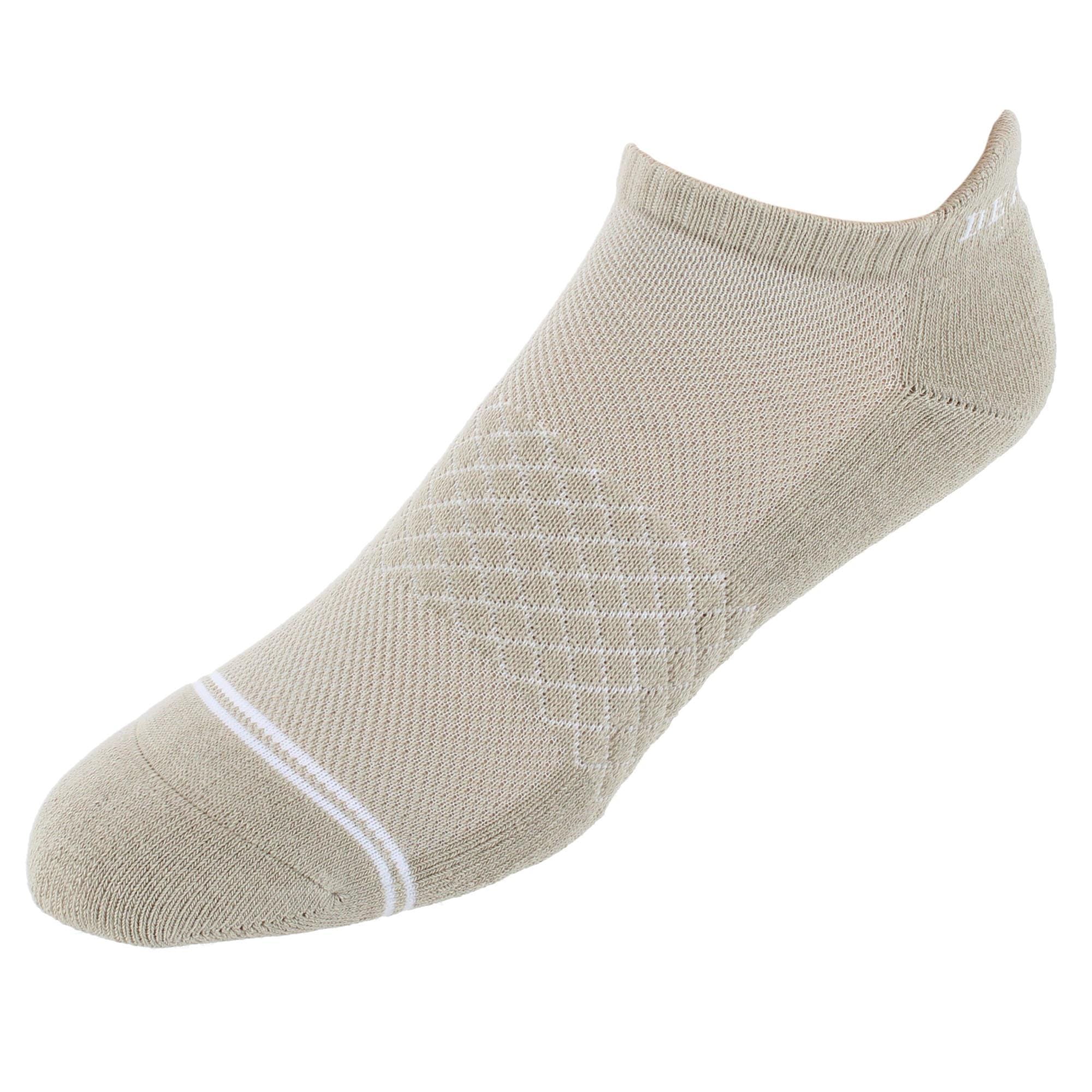 Dead Soxy Men's Cushioned Footbed Cozy Ankle Socks (1 Pair) - Tan