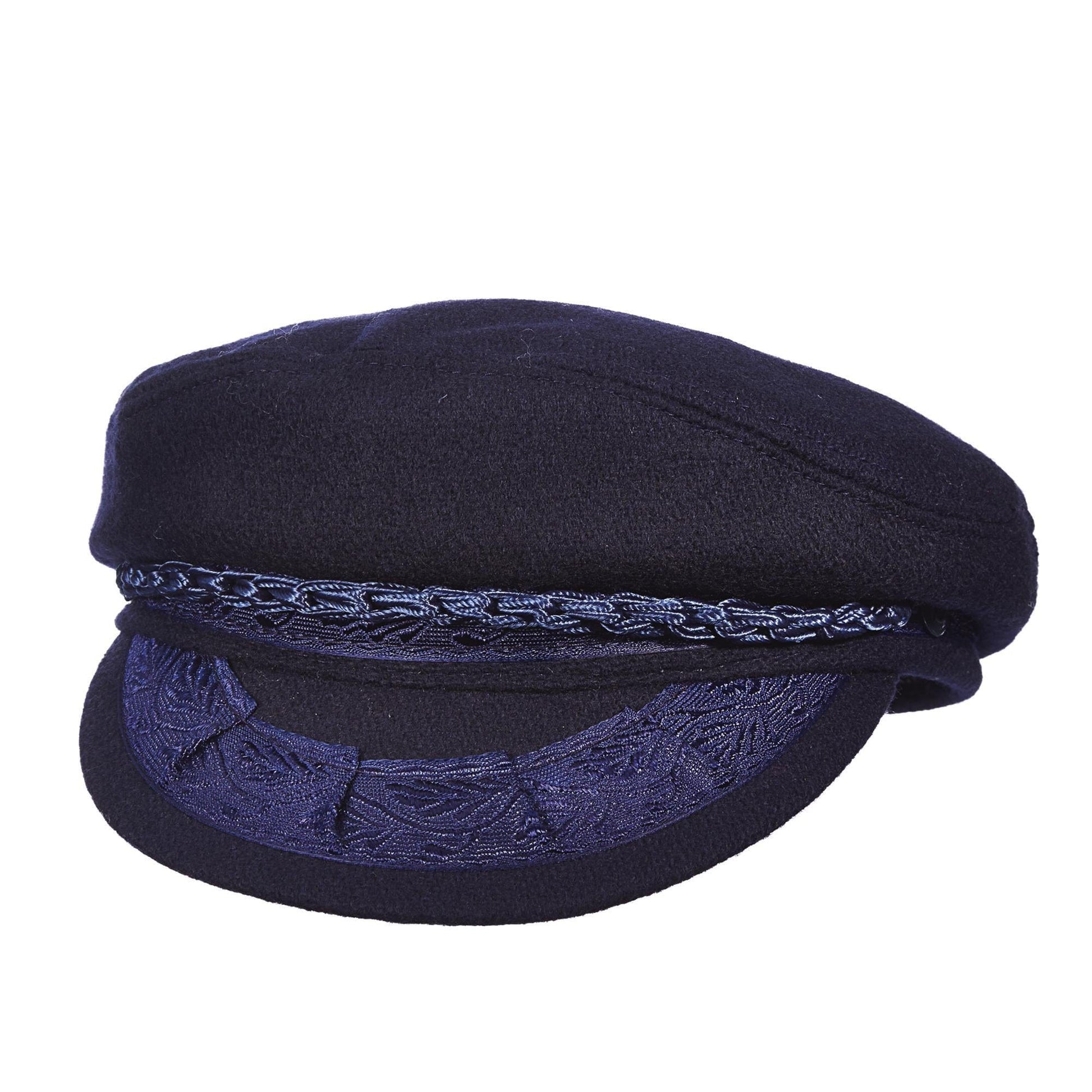 Aegean Men's Greek Wool Fishermans Hat - Navy