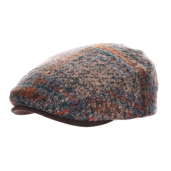 Men's Murphy Tweed Ivy Cap with Melton Peak