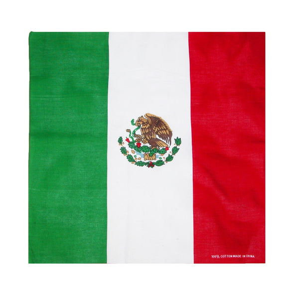 Cotton Mexican Flag Bandana