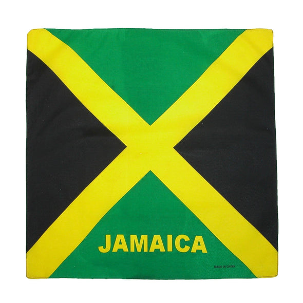 Cotton Jamaica Flag Bandana Set (Pack of 12)