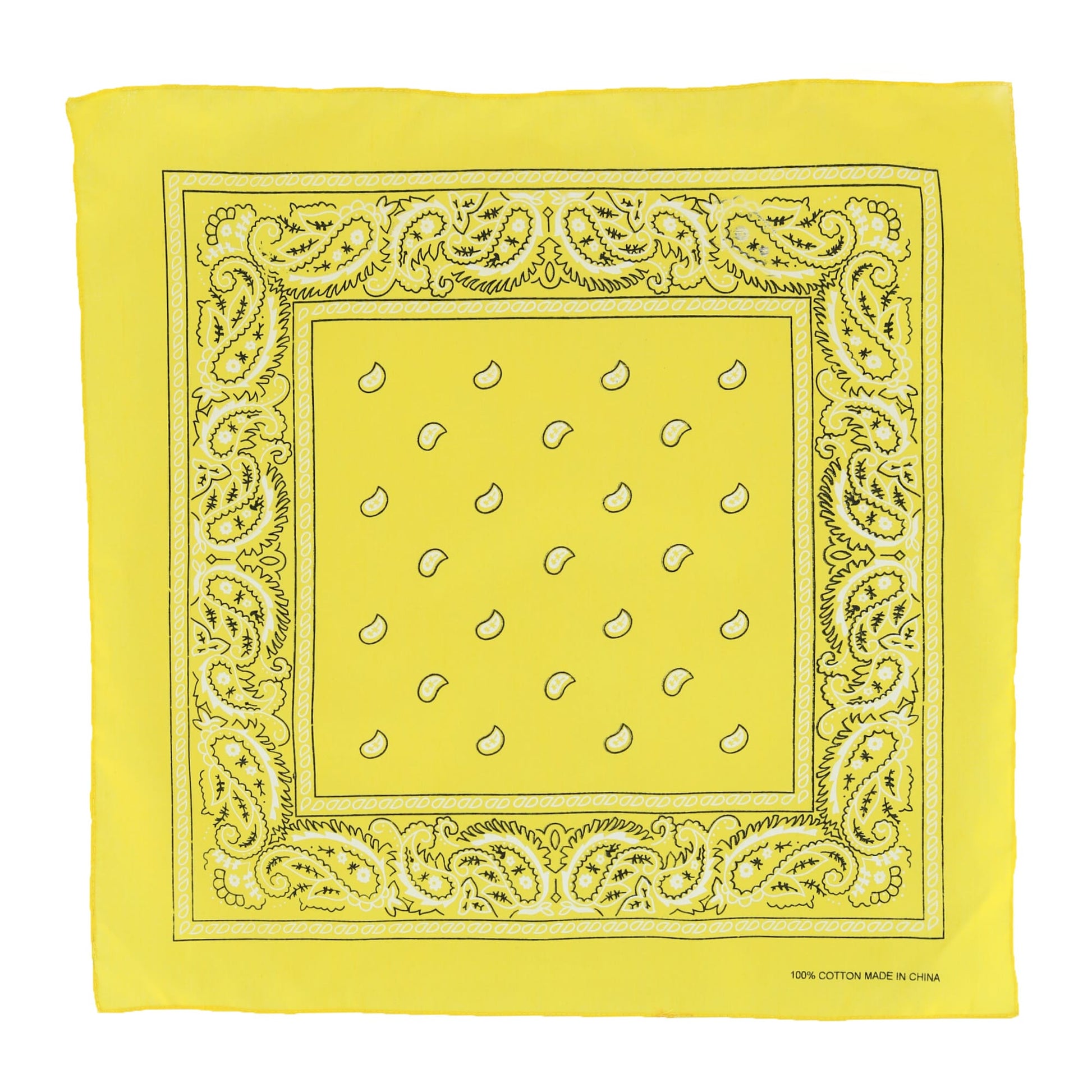 CTM® Cotton Paisley Print Bandana - Cotton Paisley Print Bandana