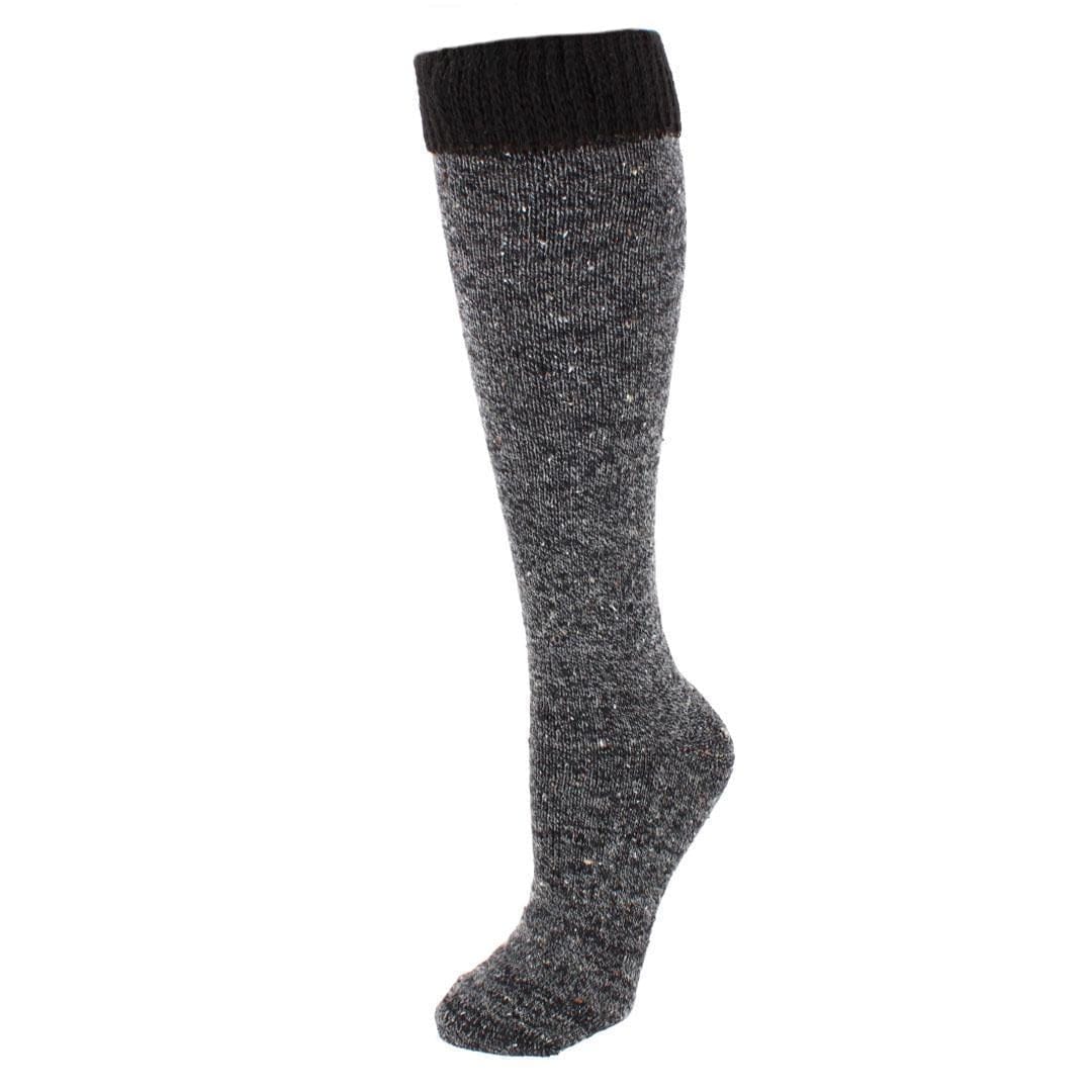 Alotta Knits Women's Premium Wool Sweater Top Knee High Socks (1 Pair Pack) - Women's Premium Wool Sweater Top Knee High Socks (1 Pair Pack)