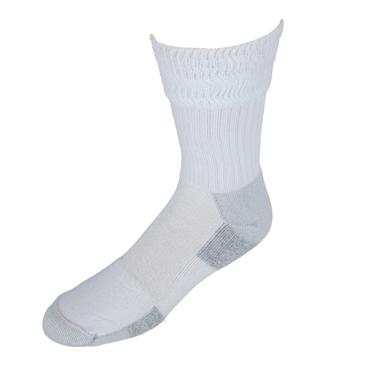 Dr. Scholl's Men's Crew Advanced Relief Socks (2 Pair) - White