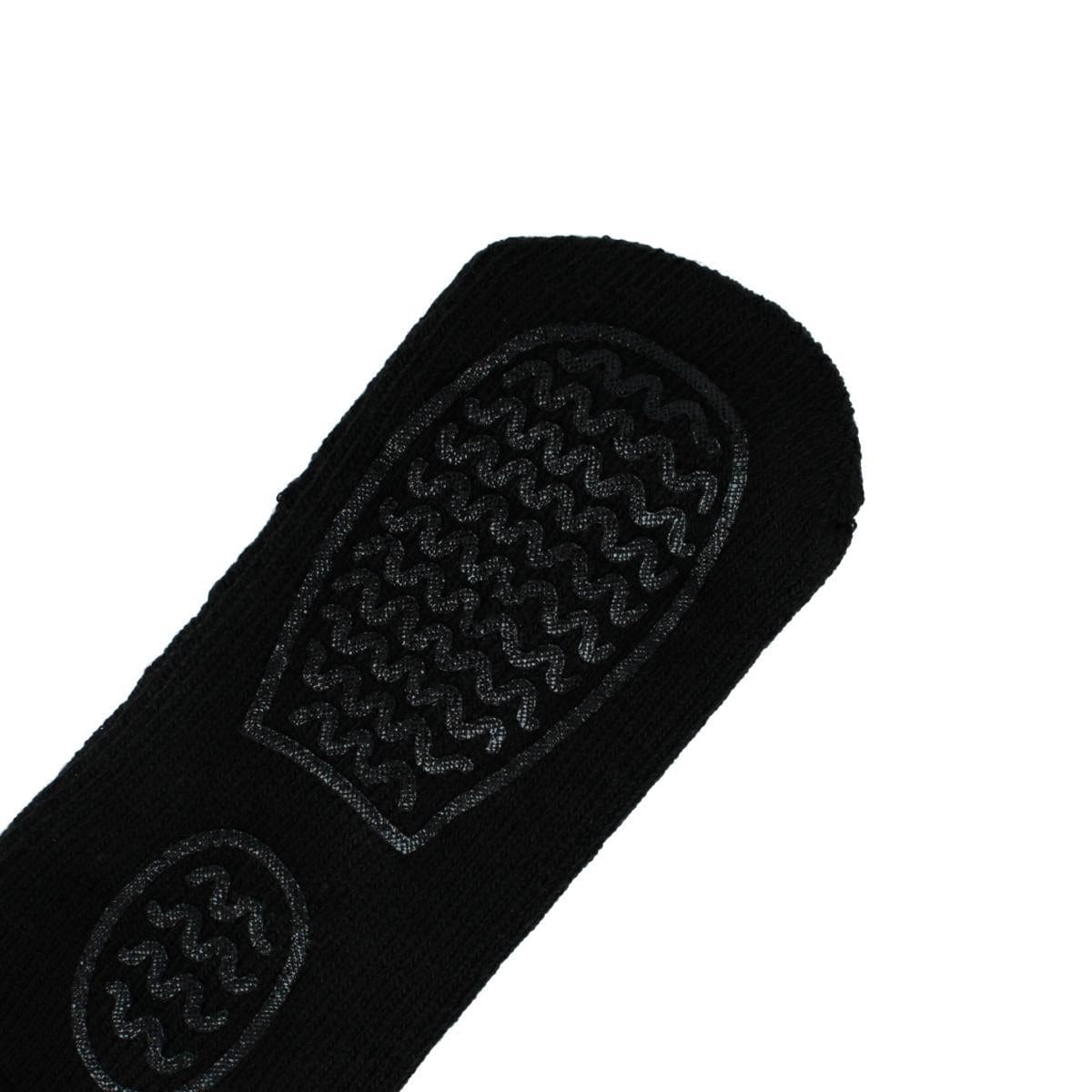 Dr. Scholl's Men's Advanced Relief Crew Gripper Socks (2 Pairs) - Black
