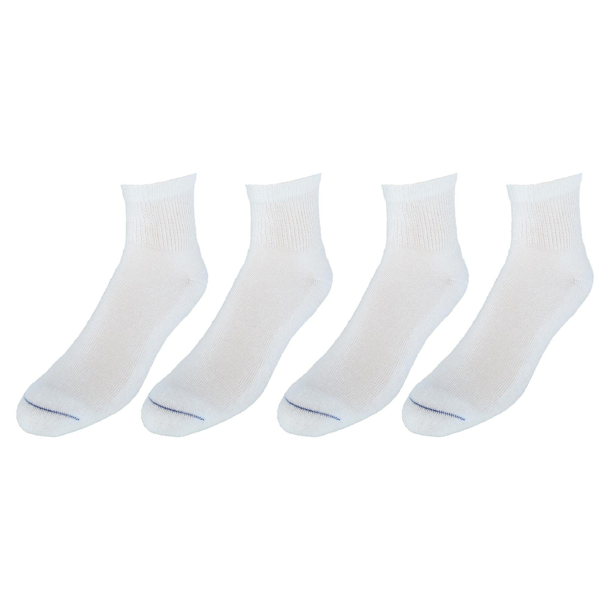 Dr Scholls Men's Ankle Length Diabetes and Circulatory Socks (4 Pair Pack) - White