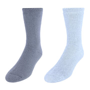 Men's Ultimate Cozy Gripper Crew Slipper Socks (2 Pack)