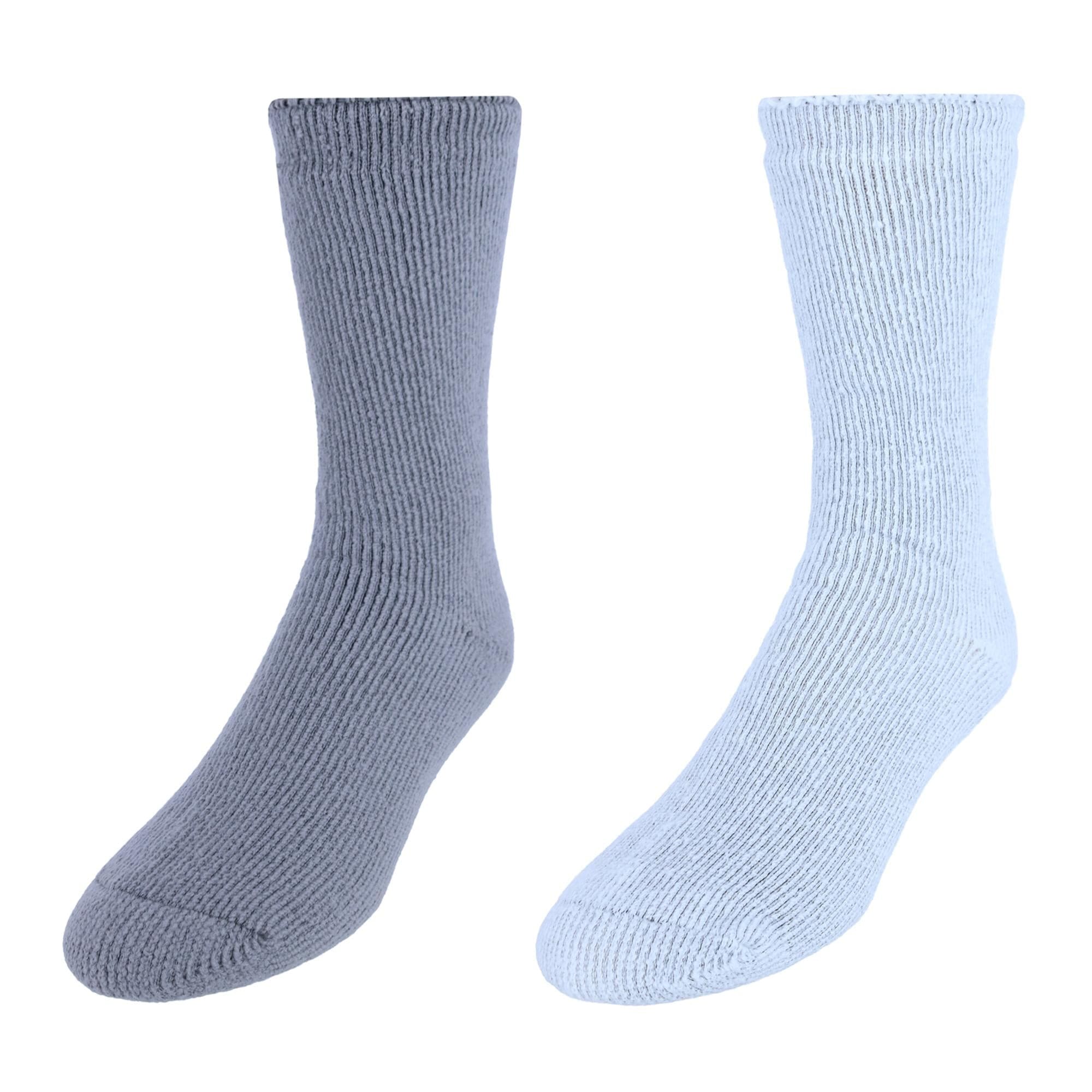 Dr. Scholl's Men's Ultimate Cozy Gripper Crew Slipper Socks (2 Pack) - Men's Ultimate Cozy Gripper Crew Slipper Socks (2 Pack)