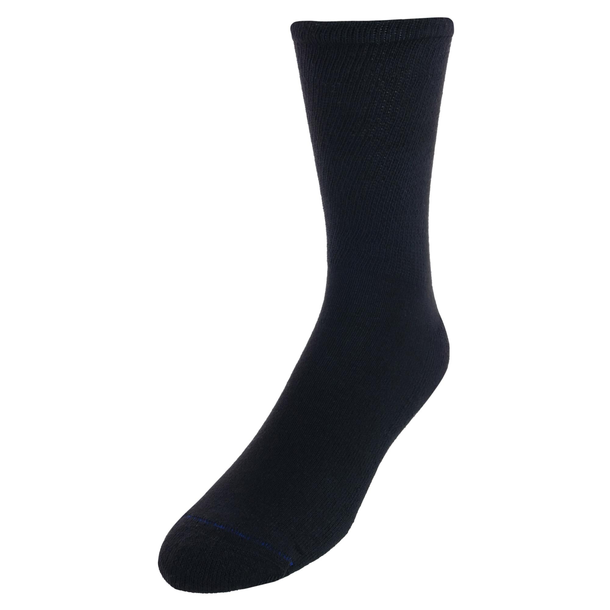 Dr. Scholl's Men's Diabetic & Circulatory Crew Work Socks (4 Pair Pack)