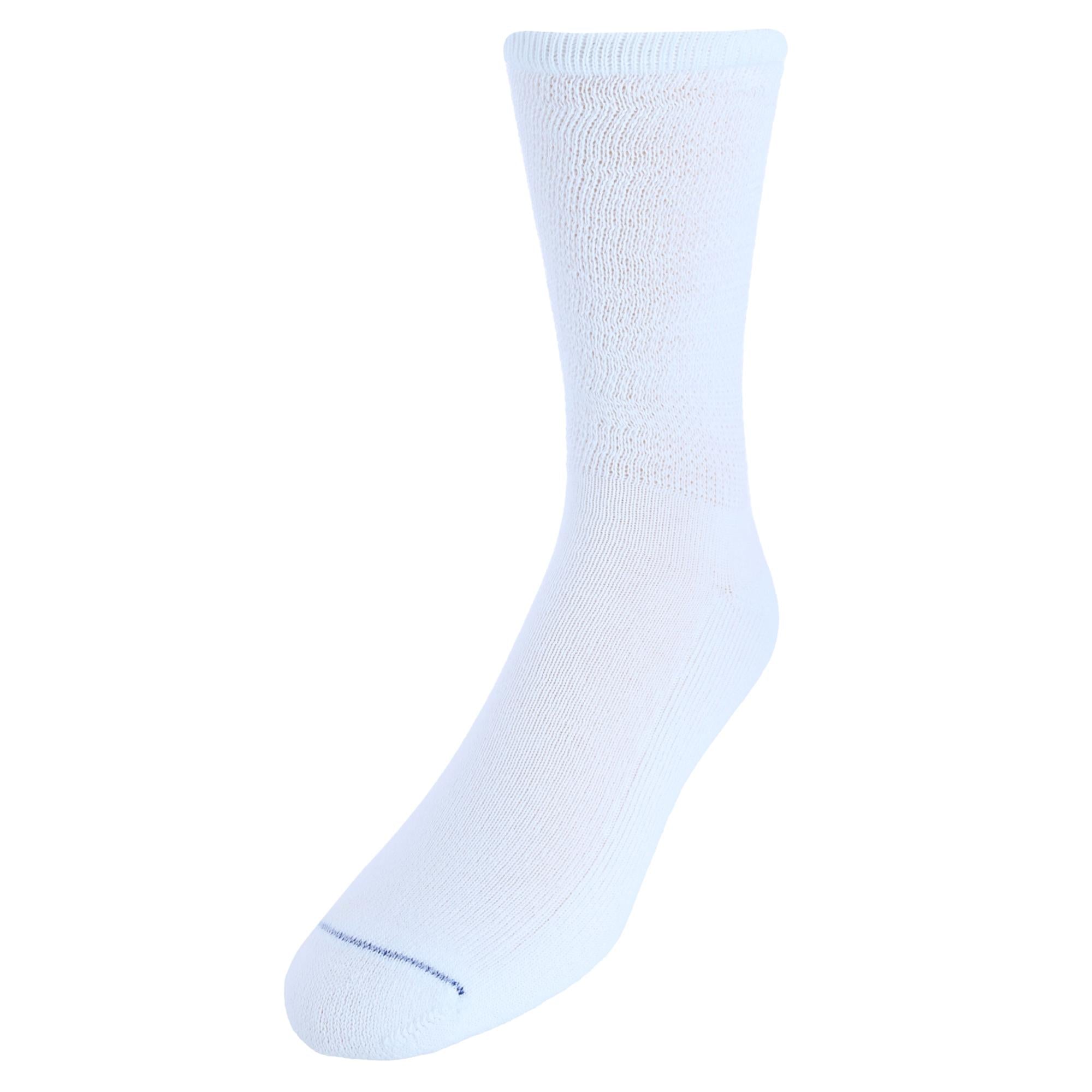 Dr. Scholl's Men's Diabetic & Circulatory Crew Work Socks (4 Pair Pack) - Men's Diabetic & Circulatory Crew Work Socks (4 Pair Pack)