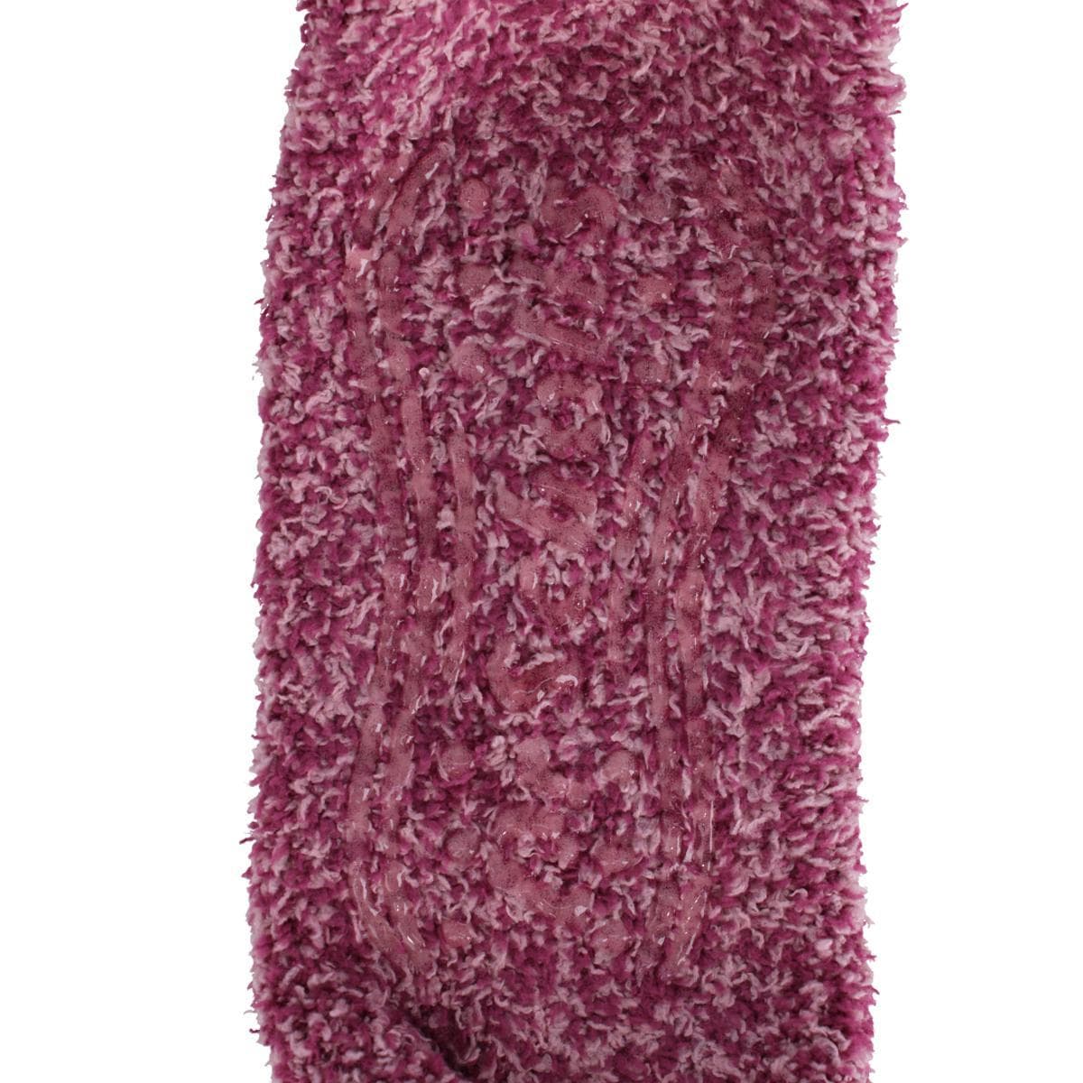 Dr. Scholl's Women's Fuzzy Spa Low Cut Socks (2 Pair) - Pink and Blue