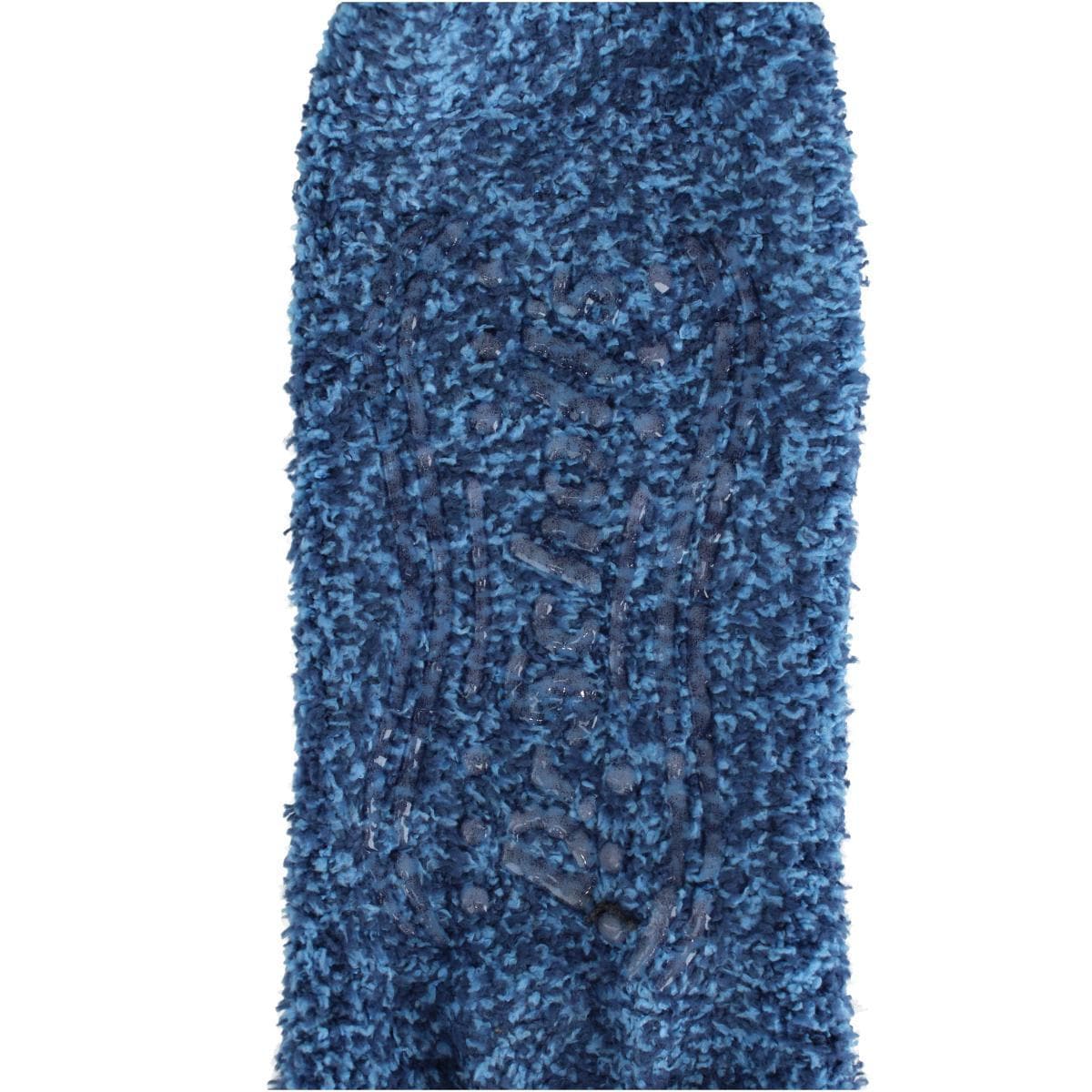 Dr. Scholl's Women's Fuzzy Spa Low Cut Socks (2 Pair) - Pink and Blue