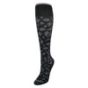 Women's Lace Floral Pattern Fashion Compression Knee High Socks