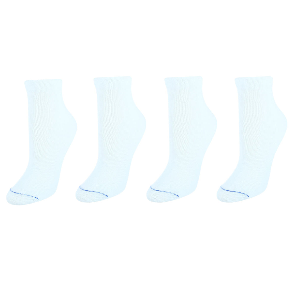 Dr. Scholl's Women's Low Cut Diabetes & Circulatory Socks (4 Pair Pack) - White