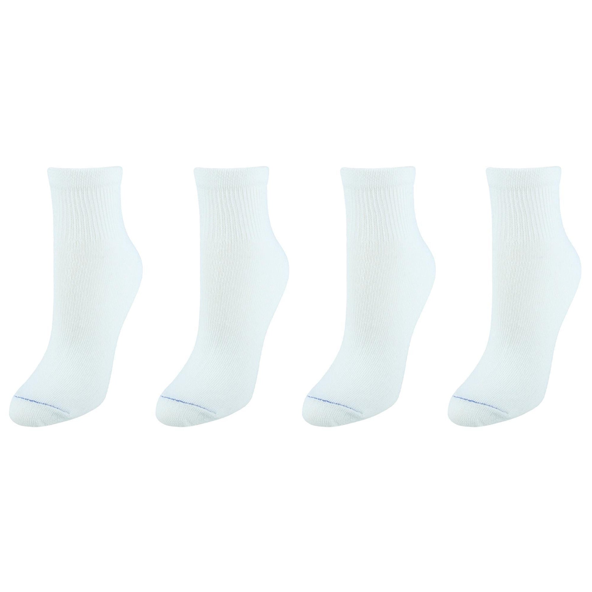 Dr. Scholl's Women's Extended Size Diabetes & Circulatory Socks (4 Pack) - White