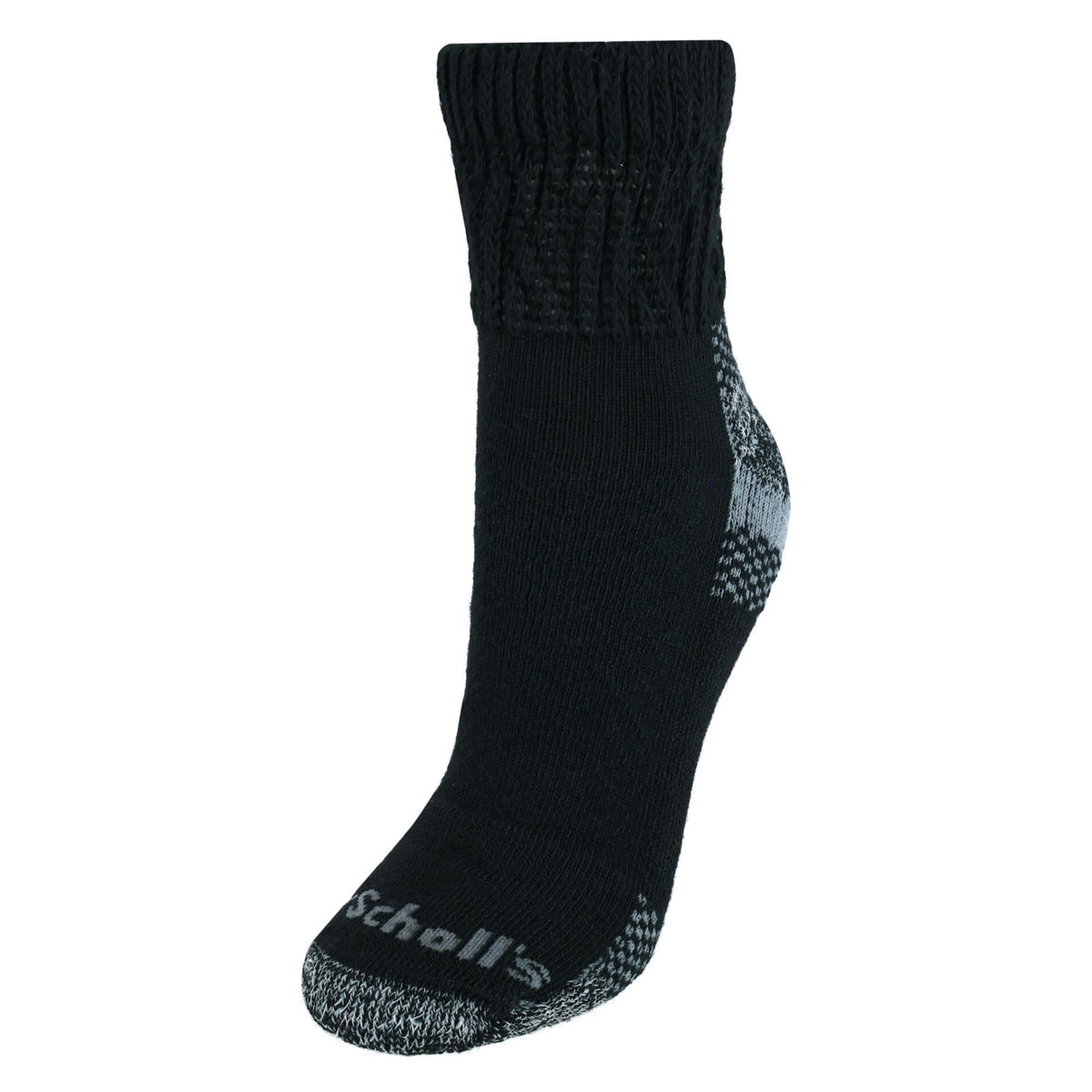 Dr Scholls Women's Ankle Advanced Relief Socks (2 Pair Pack) - Black