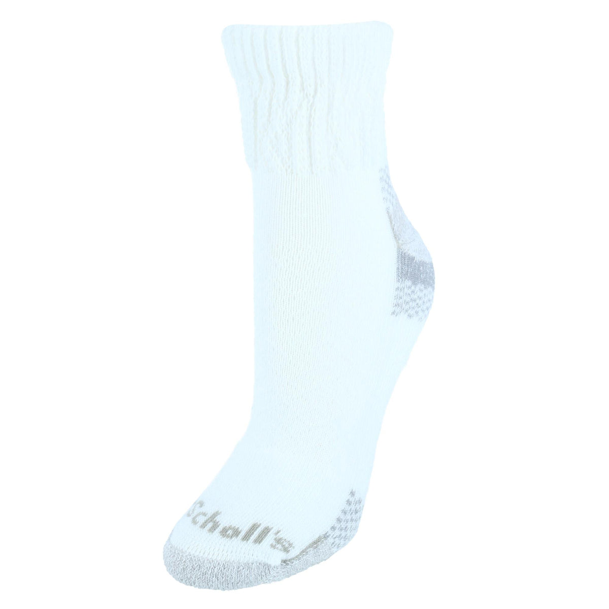 Dr Scholls Women's Ankle Advanced Relief Socks (2 Pair Pack) - White