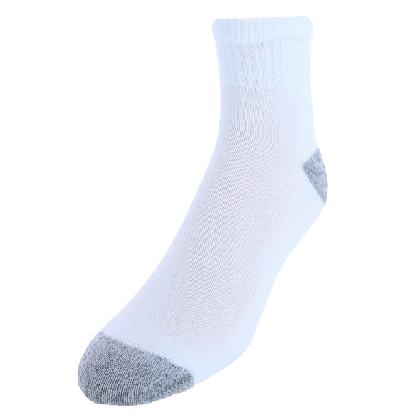 Men's Half Cushion Cotton Ankle Socks (10 Pair Pack)