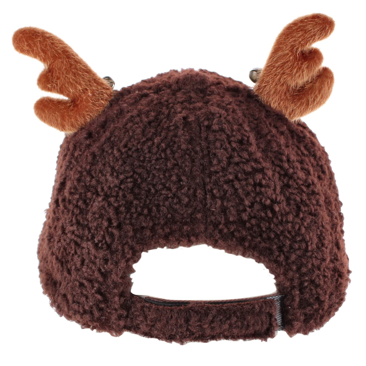 David & Young Women's Christmas Reindeer Sherpa Baseball Cap - Brown