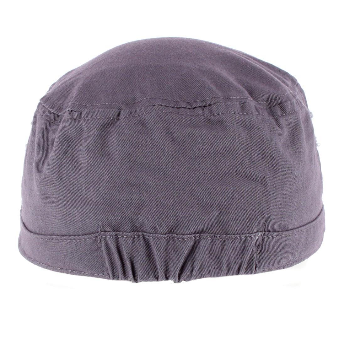 CTM® Women's Distressed Cadet Hat - Dark Grey