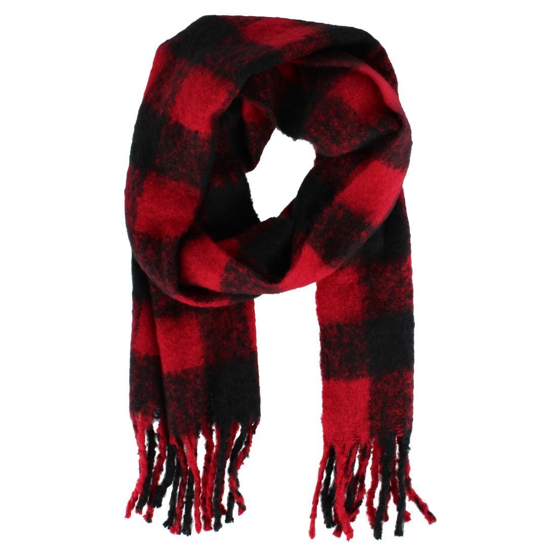David & Young Women's Thick Buffalo Plaid Winter Scarf - Women's Thick Buffalo Plaid Winter Scarf
