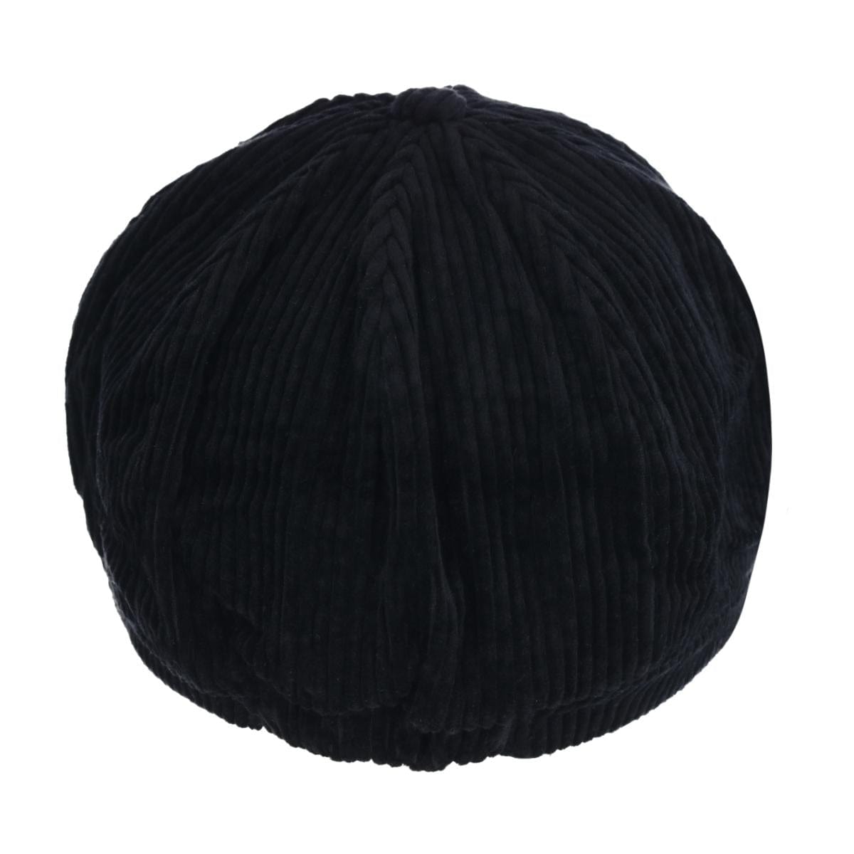 David & Young Women's Corduroy Cabbie Hat with Buttons - Black