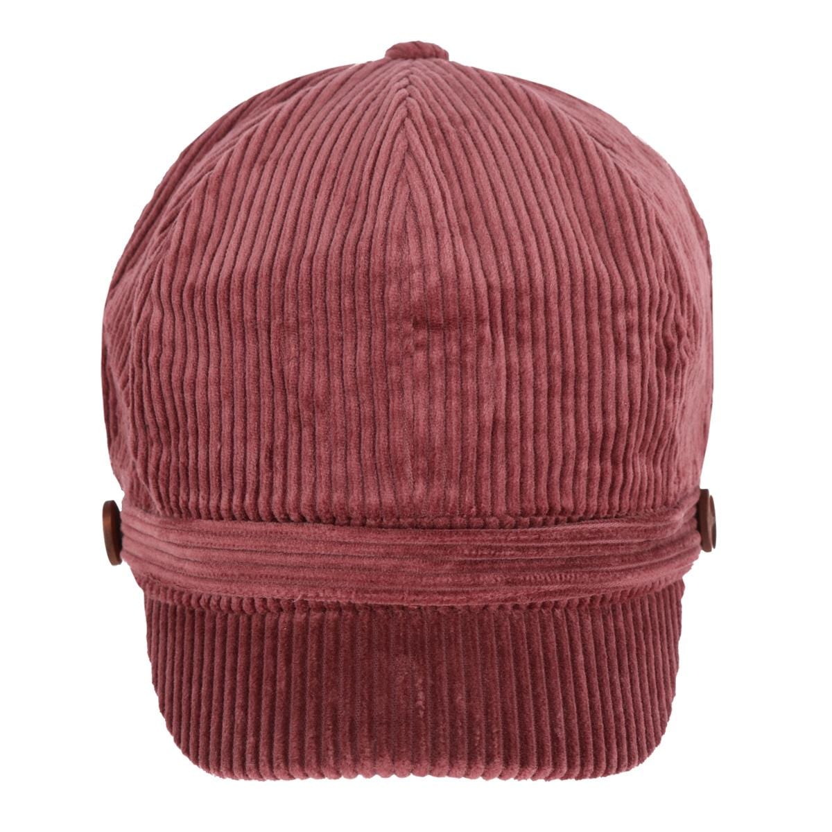 David & Young Women's Corduroy Cabbie Hat with Buttons