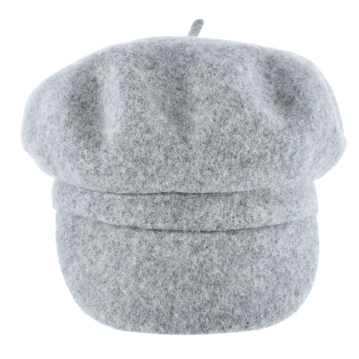 David & Young Women's Wool Woven Cabbie Hat - Grey
