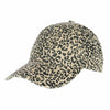 Women's Distressed Leopard Print Baseball Hat