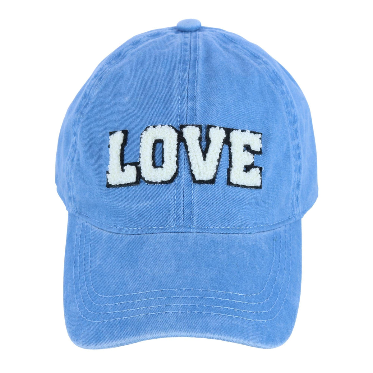 David & Young Women's Chenille Love Lettered Baseball Cap Hat - Women's Chenille Love Lettered Baseball Cap Hat