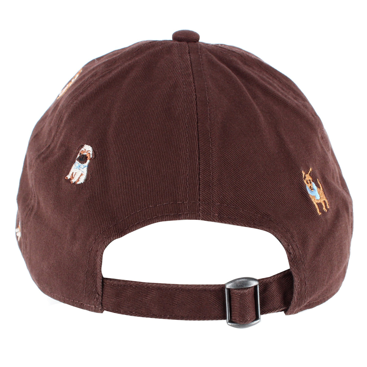 David & Young Women's Many Dogs Embroidered Baseball Hat - Brown