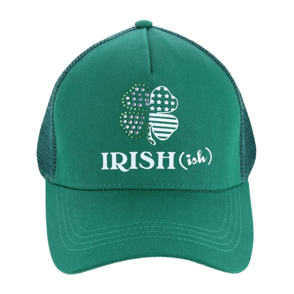 Irish-ish Bling Patty's Day Mesh Back Cap