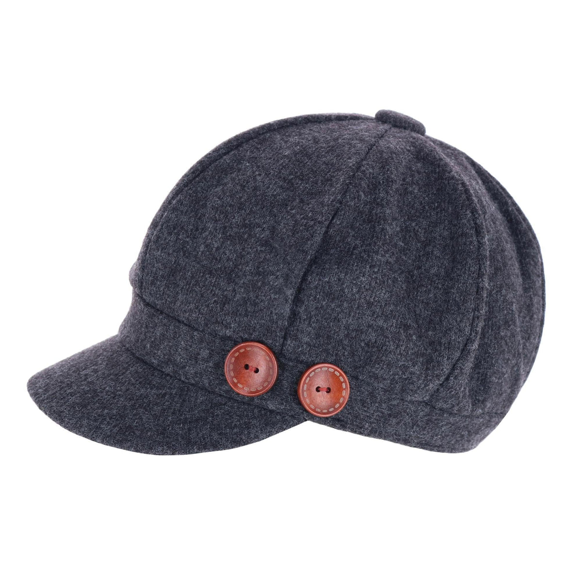 David & Young Women's Brushed Knit Jersey Cabbie Hat - Black