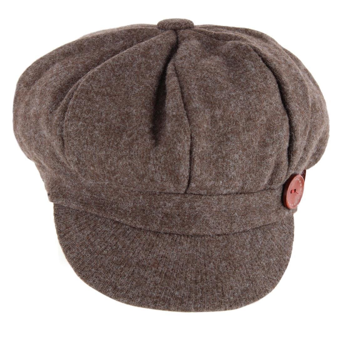 David & Young Women's Brushed Knit Jersey Cabbie Hat