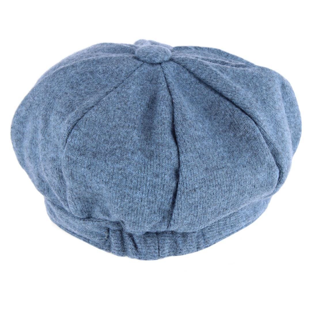 David & Young Women's Brushed Knit Jersey Cabbie Hat - Navy