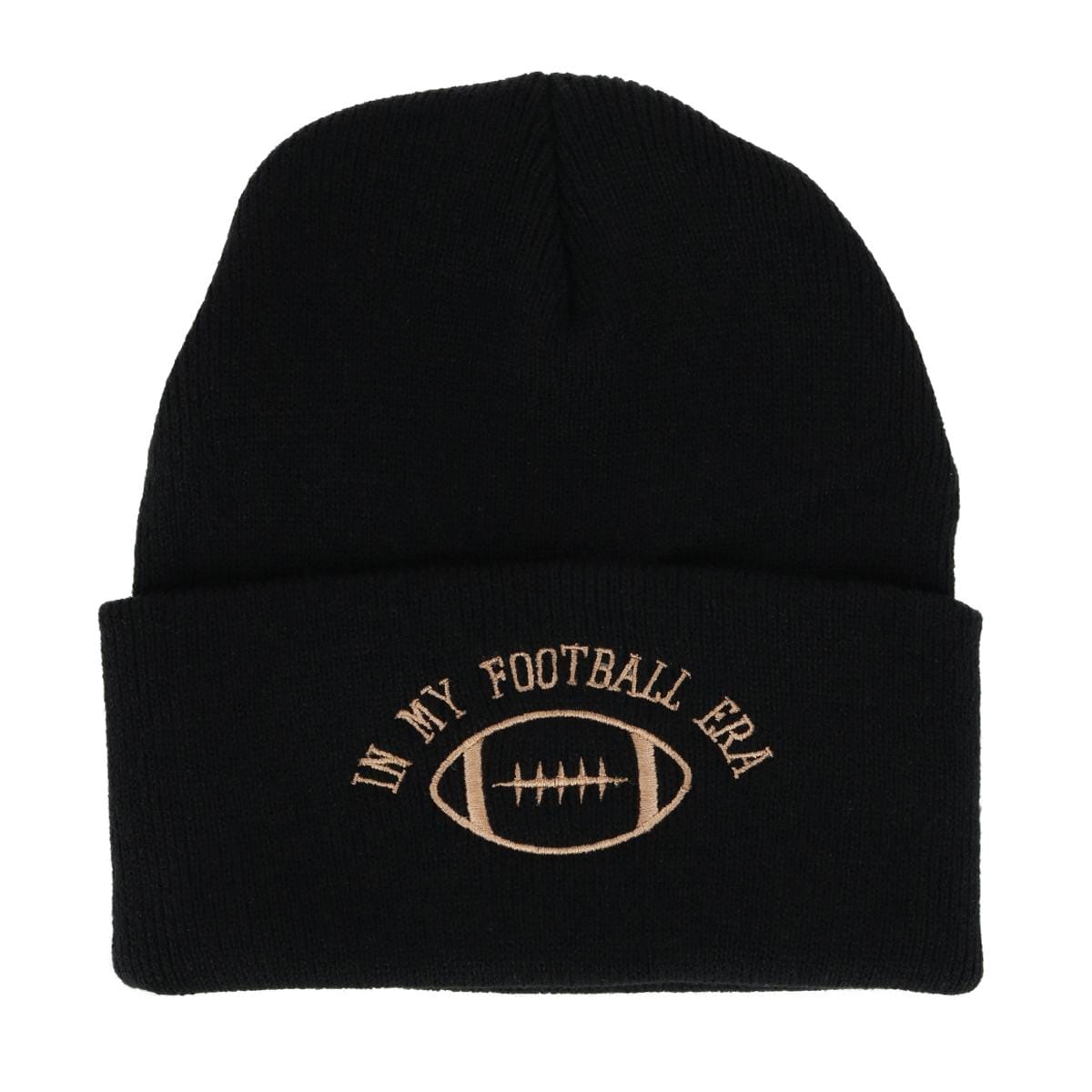 David & Young Women's In My Football Era Beanie Hat - Black