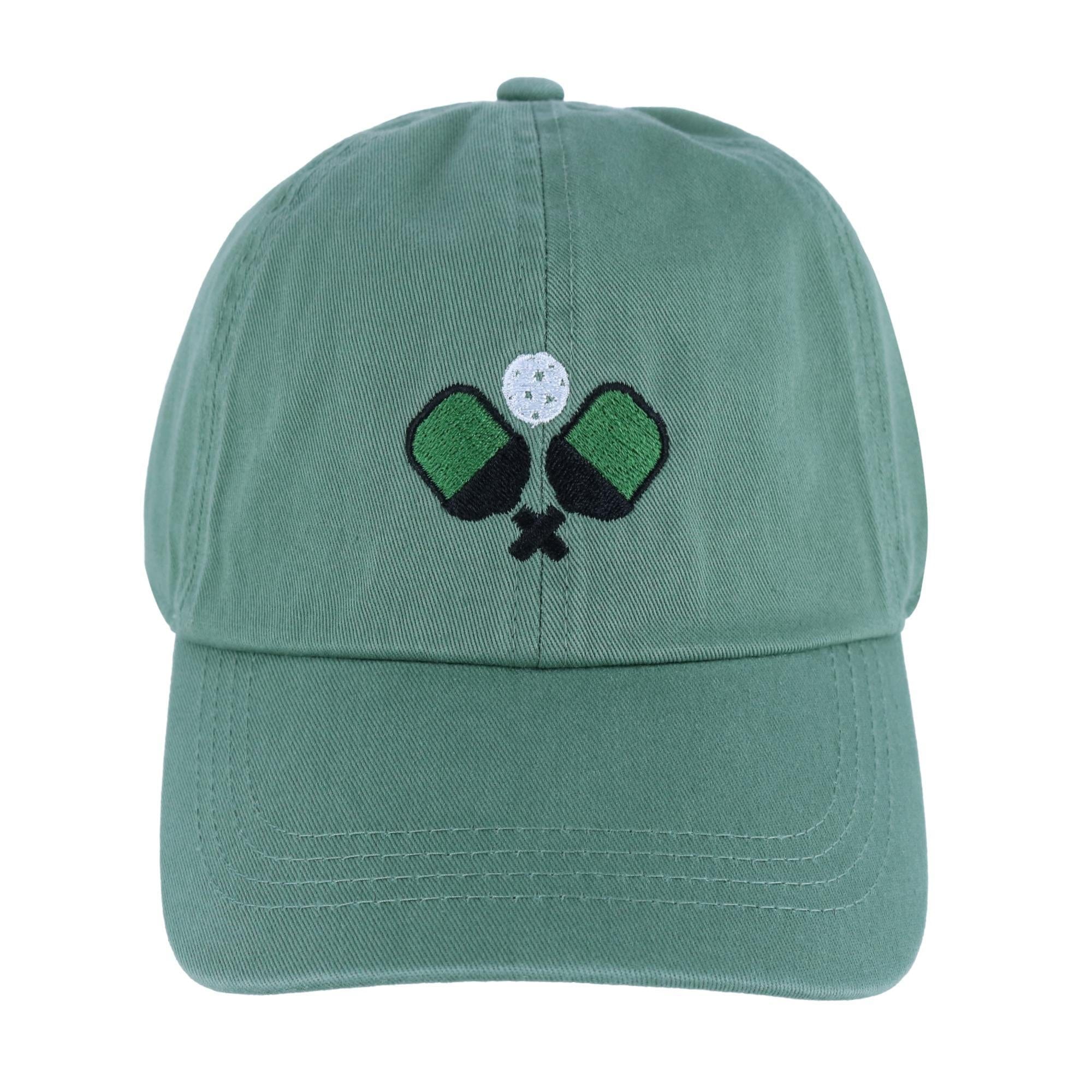 David & Young Women's Embroidered Pickleball Washed Baseball Cap - Sage