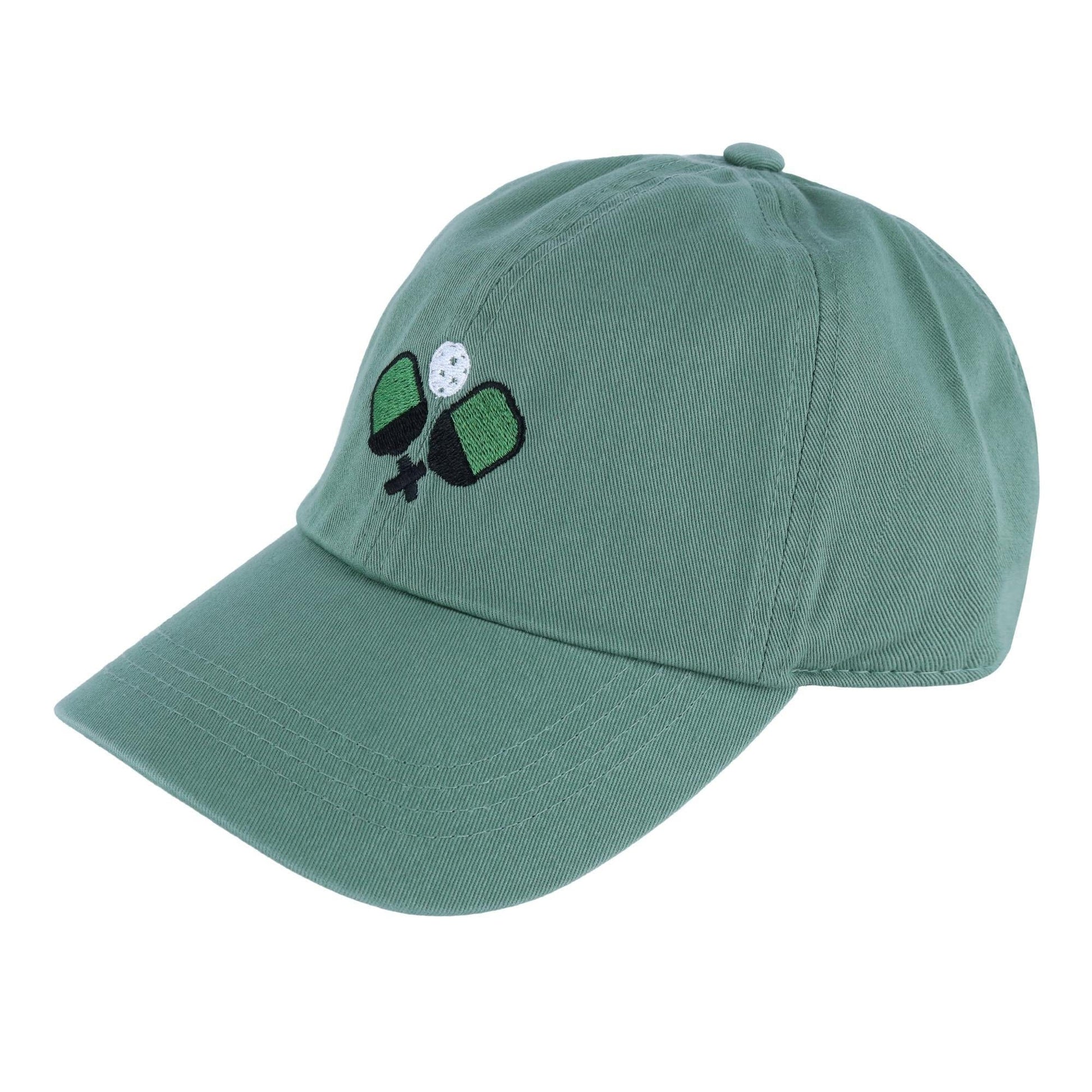 David & Young Women's Embroidered Pickleball Washed Baseball Cap - Sage