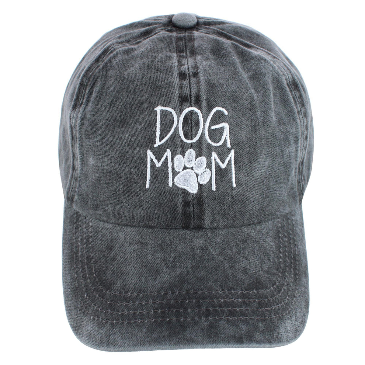 David & Young Women's Dog Mom Embroidered Baseball Cap