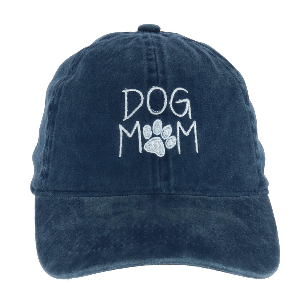 David & Young Women's Dog Mom Embroidered Baseball Cap - Navy