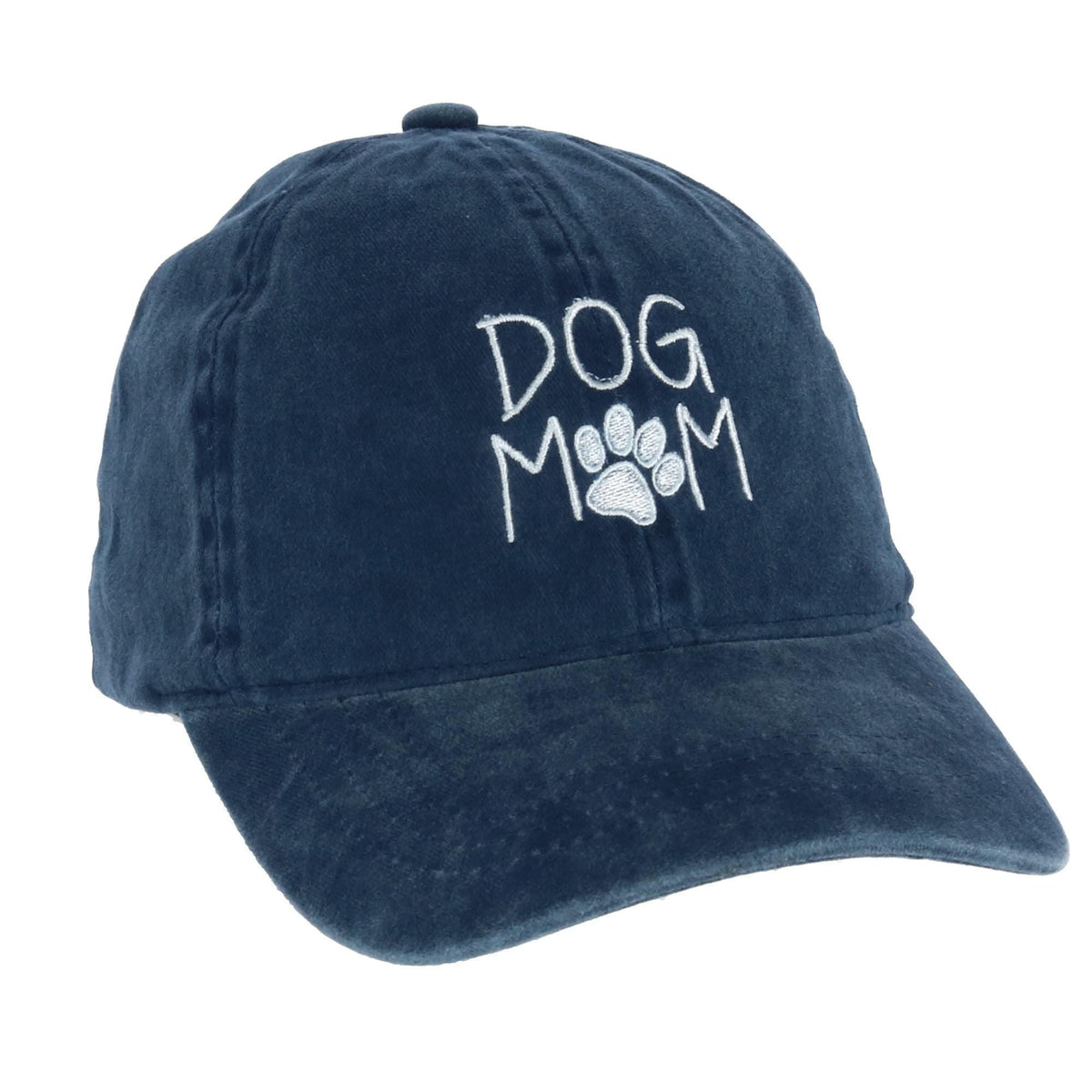 David & Young Women's Dog Mom Embroidered Baseball Cap - Navy