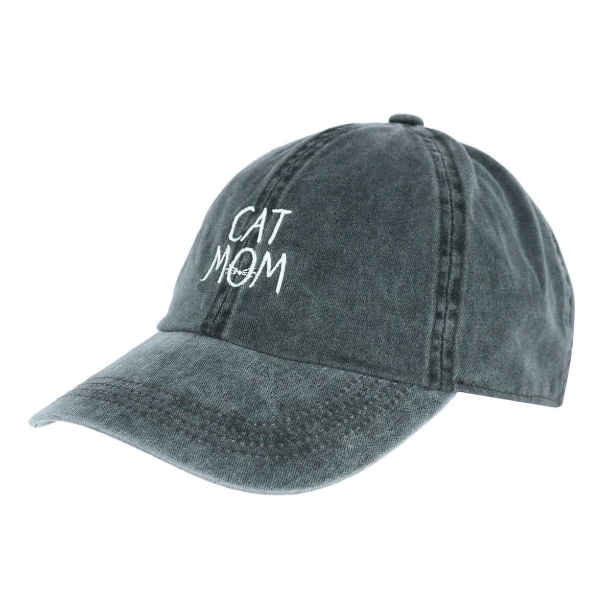 David & Young Women's Cat Mom Baseball Hat - Black