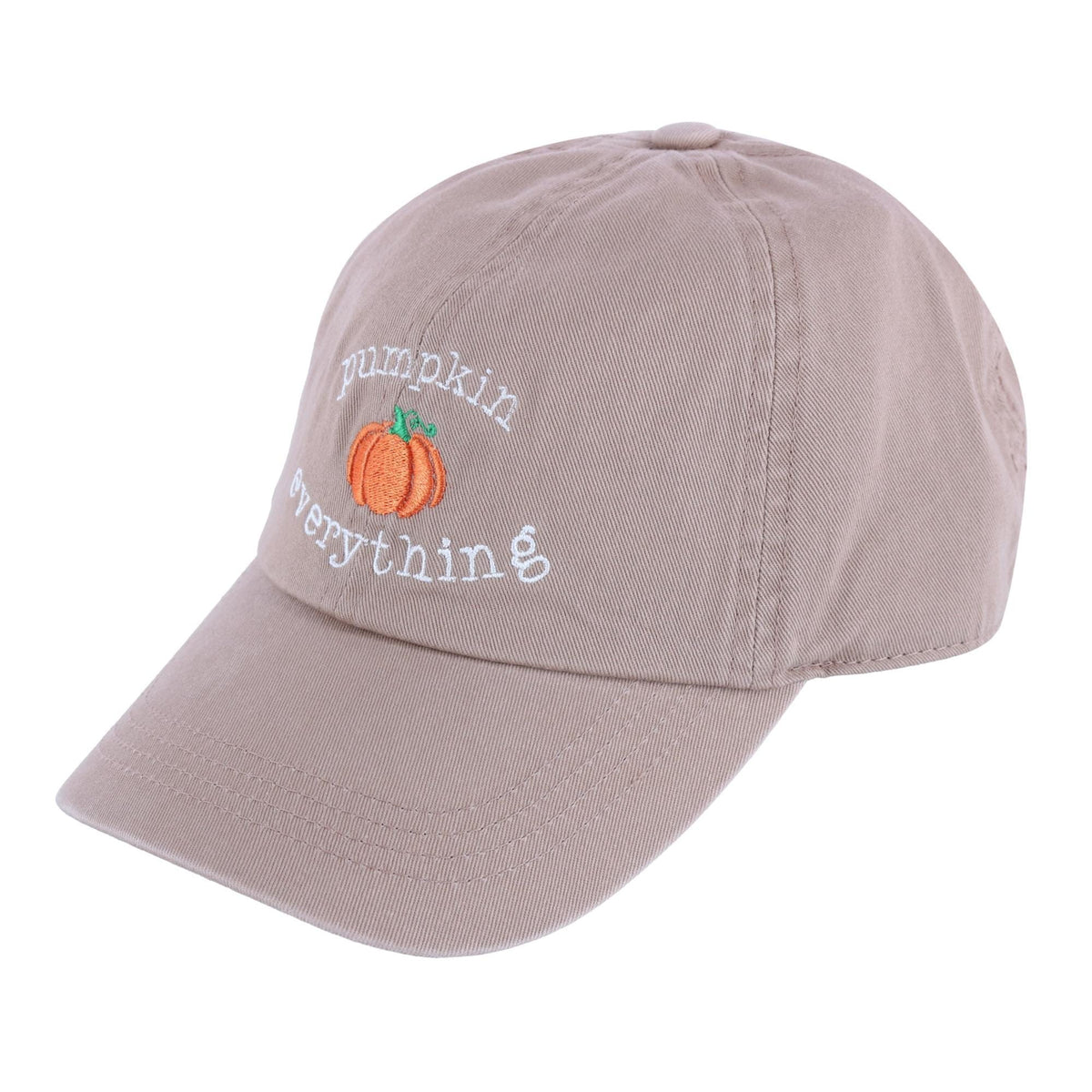 David & Young Women's Pumpkin Everything Stone Washed Baseball Cap - Taupe
