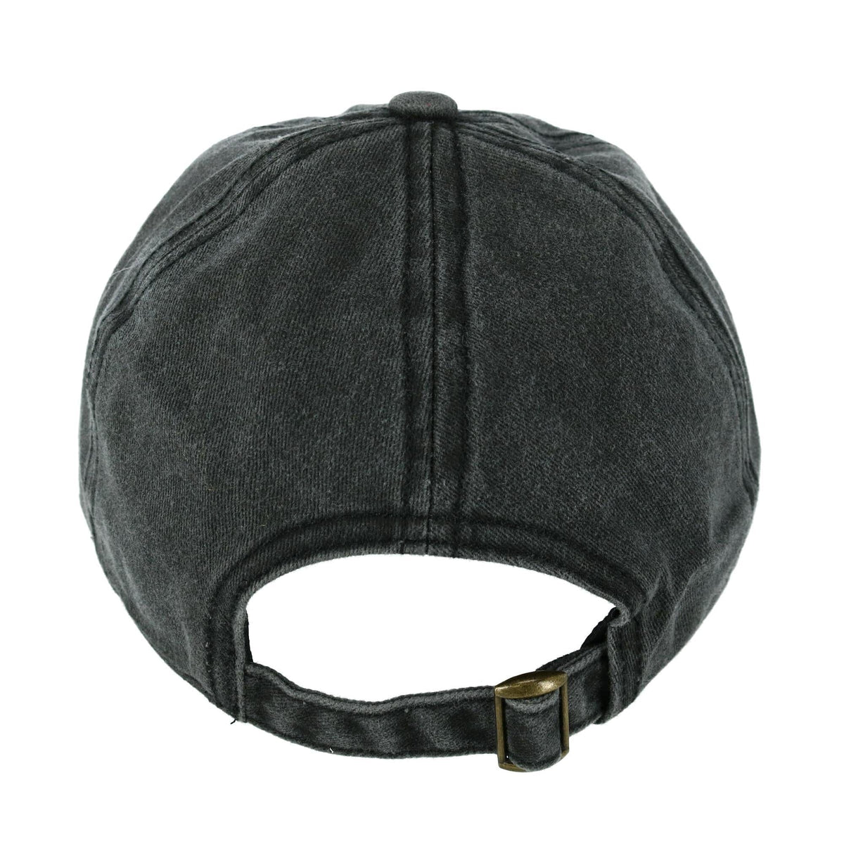 David & Young Men's Washed Cotton Dog Dad Baseball Cap - Black